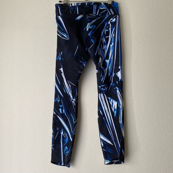 Nike Dri fit sz S blue‎ abstract yoga athletic leggings - Picture 4 of 10